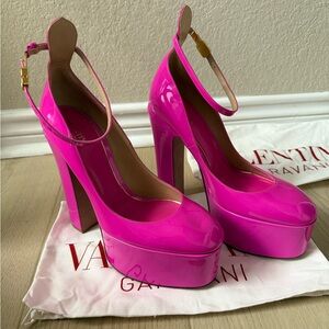 Valentino Garavani Pink Platform Heels